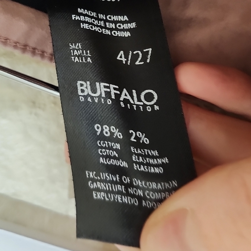 Buffalo David Bitton Pink Bermuda Shorts Classic Style - Picture 5 of 8
